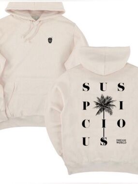 NWT Suspicious Antwerp x Jay Alvarrez “Dream World 1” Sand Hoodie Size XXL